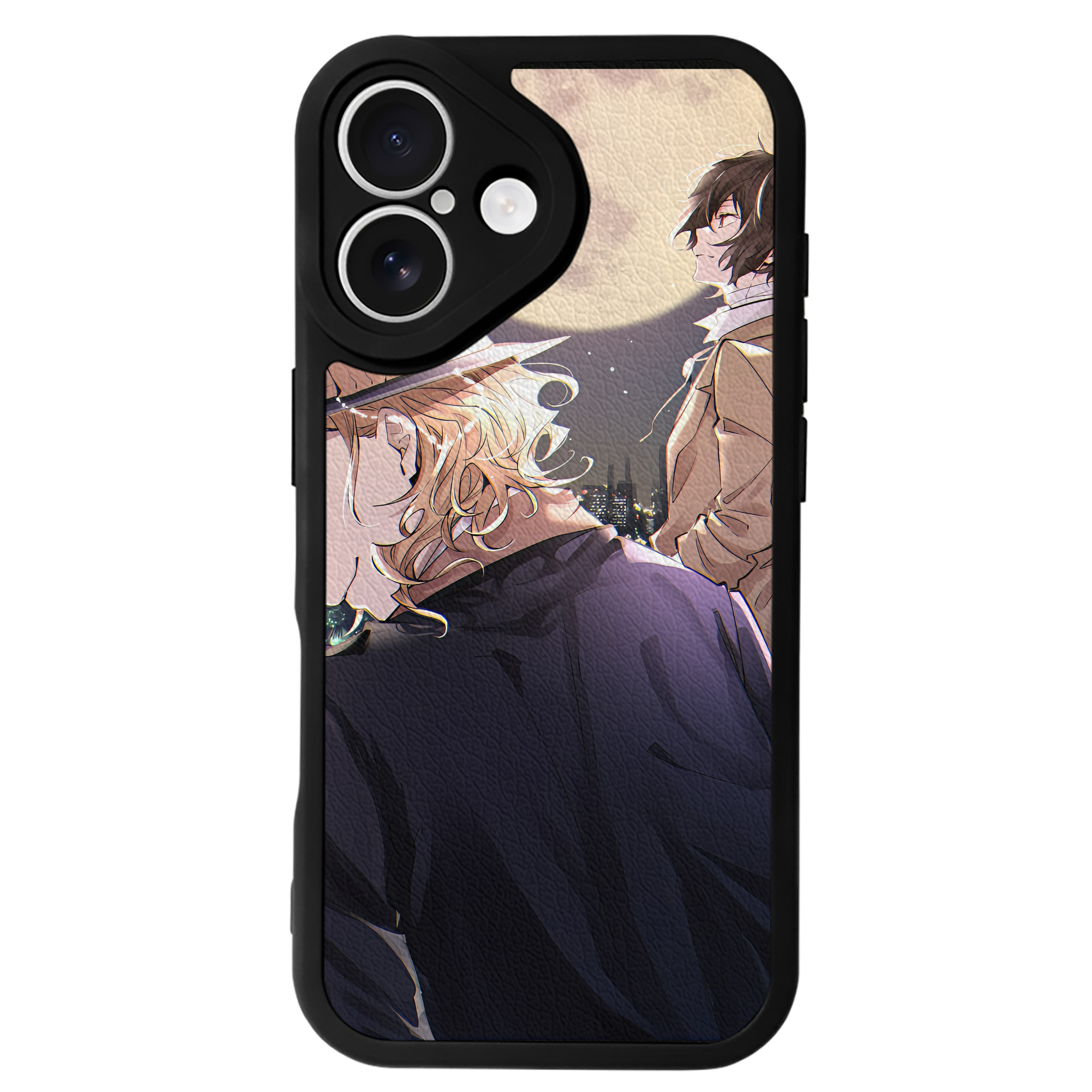 （画像用） 文豪ストレイドッグス Bungo Stray Dogs 【iPhone 16シリーズ対応】シリコンスマホケース（レザー調） 材質：シリコン